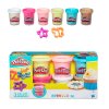 Набор Play-Doh из 6 баночек с конфетти, B3423