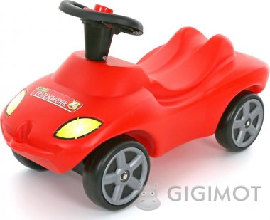 Каталка автомобиль Wader (Полесье) «Пожарная команда» со звуковым сигналом, 42255