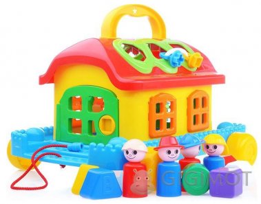 Игрушка Polesie Сказочный домик на колёсиках, 48769