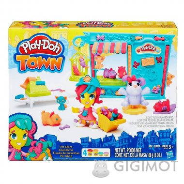 Игровой набор Play-Doh Город «Магазинчик домашних питомцев», B3418