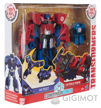 Трансформеры «Роботы под прикрытием: Гирхэд-Комбайнер Hi-Test и Optimus Prime», C0653/С2348