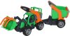 Трактор-погрузчик Wader (Полесье) ГрипТрак с полуприцепом, 37411