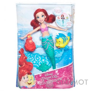 Кукла Disney Princess Ариель плавающая в воде, B5308