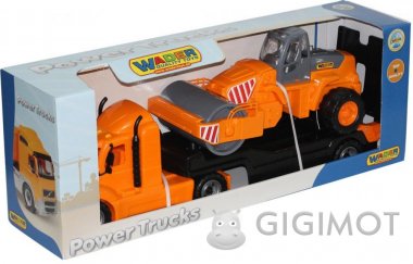 Автомобіль-трейлер Polesie «Майк» + дорожній каток, 55712