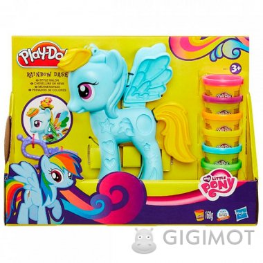 Ігровий набір Play-Doh «Стильний салон Рейнбоу Деш», B0011