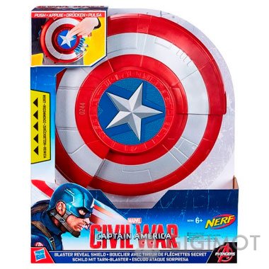 Nerf бойовий щит Першого Месника, B5781