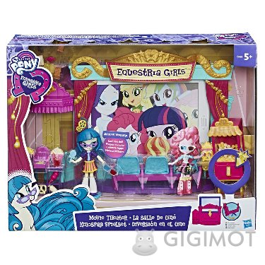 Ігровий набір міні-ляльок My Little Pony Equestria Girls «Кінотеатр», C0409