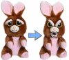 М'яка іграшка Feisty Pets «Злісні тваринки» Кролик, 32317.006
