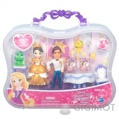 Ігровий набір Disney Princess «Міні-лялька Принцеса і сцена з фільму» в асорт., B5341